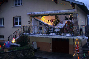 Charlotte Fourtier gagnante des illuminations de de Noel à Montigny les Vesoul