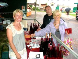 Le vin de César de Chariez présenté par Mme Guillaumot.